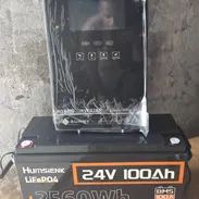 KIT FOTOVOLTAICO:1000USD🔊 🫴INVERSOR HIBRIDO SUMRY 110V 🫴BATERIA DE LIFEPO4 25.6V Y 100AMP - Img 58157840