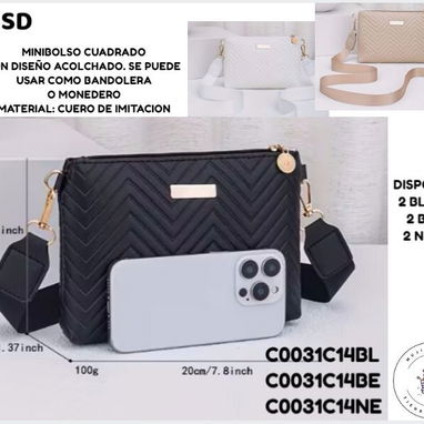 JUEGOS DE CARTERAS - BOLSOS PARA EL GIM -BANDOLERAS BOLSO DE PLAYA - Img 122953048