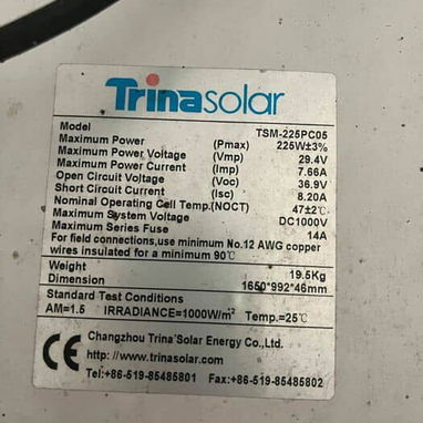 Paneles Trina Solar - 2/2