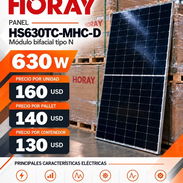 Paneles solares bifaciales marca HORAY de 630 W. - Img 58303939