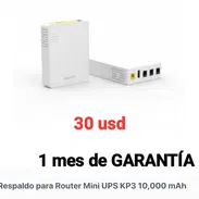 ‼️‼️Respaldo para Router Mini UPS KP3 10,0000 mAh, GARANTÍA y factura de compra ‼️ - Img 55532555