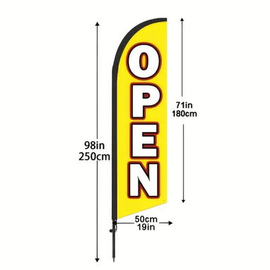 Indicativo de actividad " bandera descripción OPEN ' - 2/2