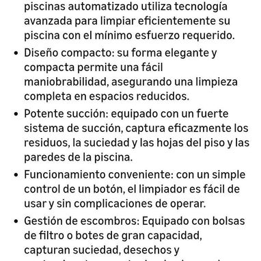 Aspiradora para piscina inalámbrico 90 minutos - Img 121490766