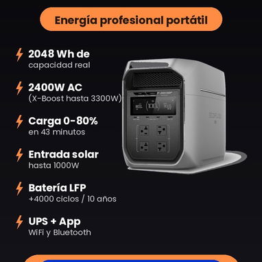 🔥ECOFLOW DELTA 2, DELTA 3 MAX Y DELTA 3 CLASSIC. LA HABANA Preguntas y pedidos por WhatsApp 👇 Llama al 📲52739071 h - Img 121668379