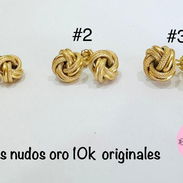 Aretes originales Oro 10K. El precio varía según el modelo. LM joyería. Garantía en su compra - Img 55413017
