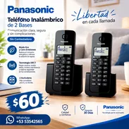 TELÉFONO INALÁMBRICO DE 2 BASES SIN CONTESTADORA - Img 57459049