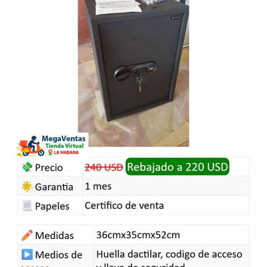 ✨️VENTA DE CAJAS FUERTES✨️ - Img 121626609