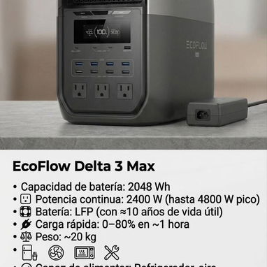 ECOFLOW ❎ PLANTAS ELÉCTRICAS❎ VENTILADOR RECARGABLE EN LA HABANA ⚡️🔋 🔌🔌💡💡 💵💵💵💵 - Img 126547248