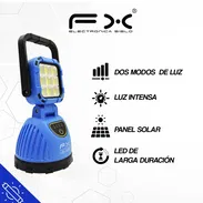 LAMPARA LED Y LINTERNA RECARGABLE Y SOLAR 4  MODO - Img 53969328