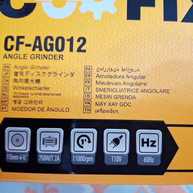 Pulidora marca Coofix nueva en su caja. 750W. 11000rpm. 110V/60Hz. - Img 117009302