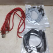 Cable de 3 salidas iPhone,tipo C y normal a mil cup - Img 45619941