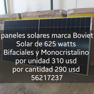 Paneles solares de 500 , 575 ,615 y 625 watts,  kit de montaje y cables para paneles solares con sus conectores - 4/6