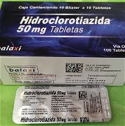 //-PRESION Y DIURETICOS-// Hidroclorotiazida 50mg, 1 Tira de 10 Tableta - Img 43844454