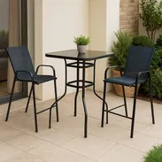 Mesa con 2 Sillas ideal para exteriores 🌻 - Img 55513652