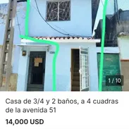 3/4, 2baños, a 4 cuadras de la avenida 51 - Img 57323624
