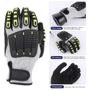 Guantes profesionales originales con protección resistente a choques y cortes - Img 55995432