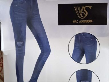 Pantalones jeans totalmente elastizados, tela fuerte y gruesa,  sin bolsillo estilo europeo 8 euros o el canje en MN - Img 66392718