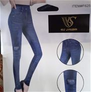 Pantalones jeans total elastizados,tela fuerte y gruesa,estilo europeo, aproveche la rebaja promocional 2600 CUPS - Img 45563980