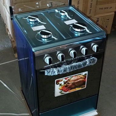 Cocina de Gas y horno 4 hornillas Rudenkov Tapa de Cristal, Frente espejo, Magneto precio $280 USD Transporte Gratis - Img 122428111