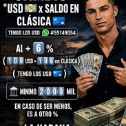 Cambio Usd por saldo en clásica - Img 56236869