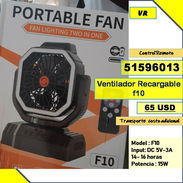 VR-719-Ventilador Recargable f10.....65 USD.....51596013....Transporte costo adicional - Img 56379637