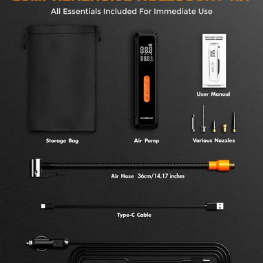 INFLADOR NEVERLAND 150 PSI 20000MAH + COMPRESOR + POWER BANK ENVÍO DISPONIBLE + GARANTÍA - 8/8
