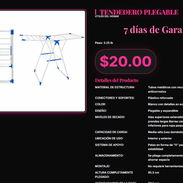 Tendedero extensible 68.5cm base ancha seca rápido, Tendedero plegable 129cm capacidad carga alta . - Img 57354728