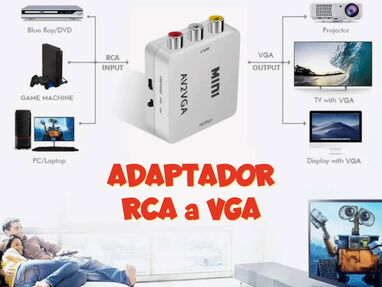 Adaptador RCA a VGA  Convertidor - Img 53021317