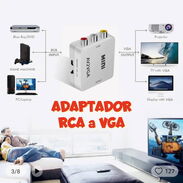 Adaptador RCA a VGA  Convertidor - Img 44302815