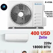 AIRE ACONDICIONADO 18000 BTU | 220V R-410A - $400 USD Zelle 🚚 #AireAcondicionado #Aire #AC #Split #AireSplit - Img 54177379