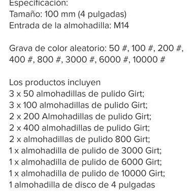 Discos para Pulir Polvo Diamante de 4"Granito !! - Img 124857331