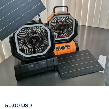 Ventilador recargable - Img 121304642