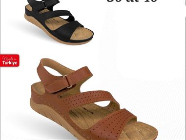 Sandalias turcas ajustables d la línea KONFORT para personas mayores o pies delicados - Img 66482834