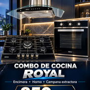 COMBO DE COCINA , CAMPANA Y HORNO DE EMPOTRAR ROYAL - Img 58025818