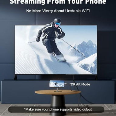 Cable USB-C a DisplayPort 1.4 UANTIN (6 pies / 1.8 m) | videojuegoshabana.com - Img 127068081