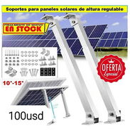 Soporte para paneles solares de altura regulable - Img 56813650
