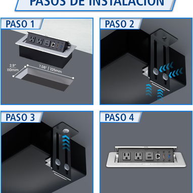 Power Hub Jiangce Premium: Conectividad Total para tu Oficina (HDMI/USB-C/4K) - Img 126330068
