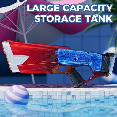 ☎️53544655 🛵 Entrega Disponible ⭐Pistola de Agua Eléctrica para Niños y Adultos – Roja ⭐ - 5/6