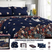 **Juego de Edredón de 5 Piezas QUEEN** - Img 56903133