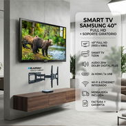 Smart TV SAMSUNG 40 pulgadas FULL HD + SOPORTE GIRATORIO POR SOLO $290 (ENVÍO GRATIS) - Img 57909782