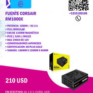 ⚡ NUEVO | FUENTE CORSAIR RM1000X ⚡ | 1000W - 83.3A - Img 55874473