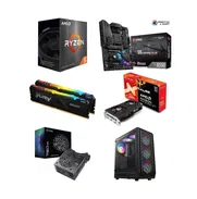PC Completa Ryzen 5 5500 AMD🤩 AMD Ryzen 5 5500 + B550 + 16GB + RX 9060 ✅0km PC COMPLETA NUEVA pc NUEVO - Img 50450396