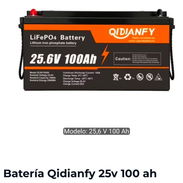 Batería Qidianfy 25v 100 ah - Img 56881011