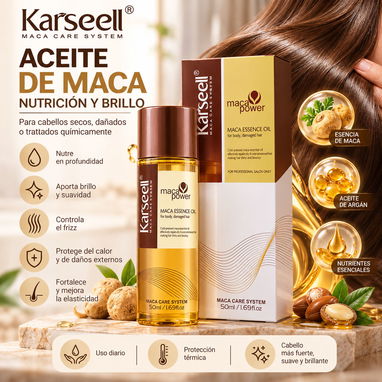 Set Karseell para el cabello: mascarilla reparadora + aceite de brillo - 3/3