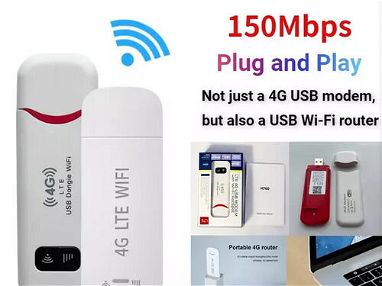 Modem 4G USB//Crear WiFi y compartir el internet de una targeta SIM//Red WiFi más estable que desde el móvil - Img main-image-45655877
