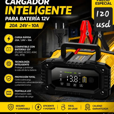 Convertidor de corriente, convertidor de voltaje, cargador de batería, inversor, batería, accesorios para autos - 3/7