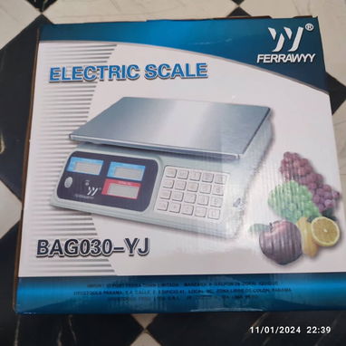 Vendo pesa digital de mesa nueva pesa hasta 30 kg en libra y en kilogram. Pago e USD, MLC o CUP. - Img 59430130