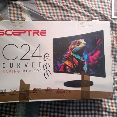 🖥️ Spectre C24 – Monitor Curvo Gaming 24" | 1080p | 100Hz | 1ms | 100% RGB | Adaptive Sync | Como nuevo + caja - Img 126086982