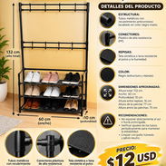 CLOSET CON ZAPATERA 3 NIVELES, ENTREGA DE FACTURA, VARIEDAD DE ÚTILES DEL HOGAR, ETC - Img 54919424