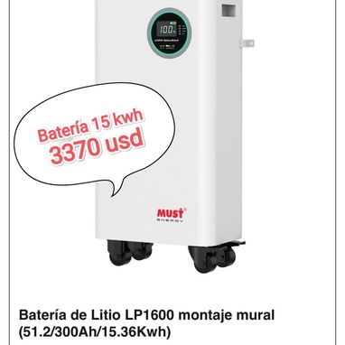 Kit todo en uno inversores y baterías - 8/10